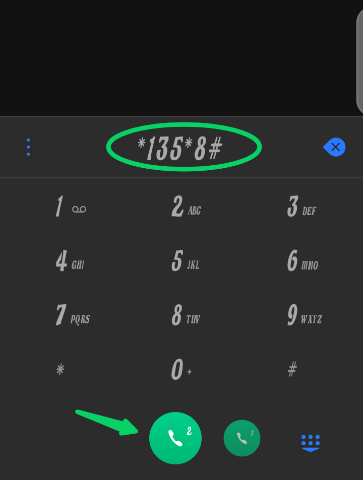 How to know my Glo number with code