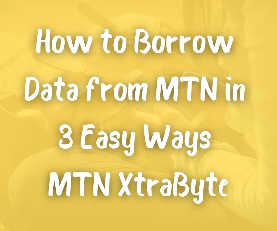 how to borrow data from MTN