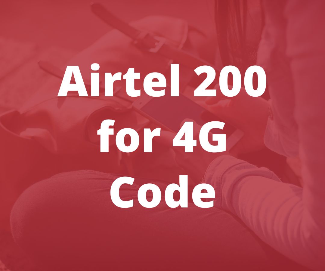 Airtel 200 for 4GB Code