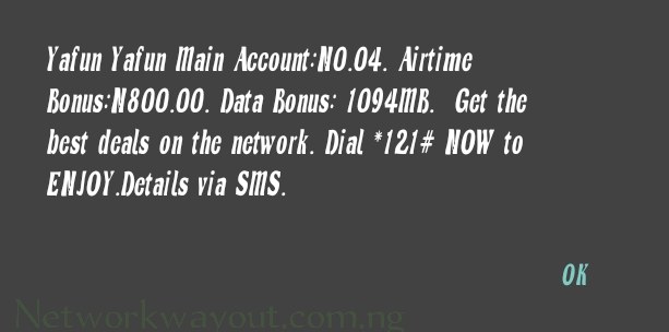 How to check MTN Yafun Yafun data bonus