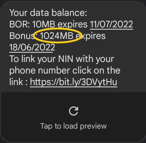 MTN Yafun Yafun double data