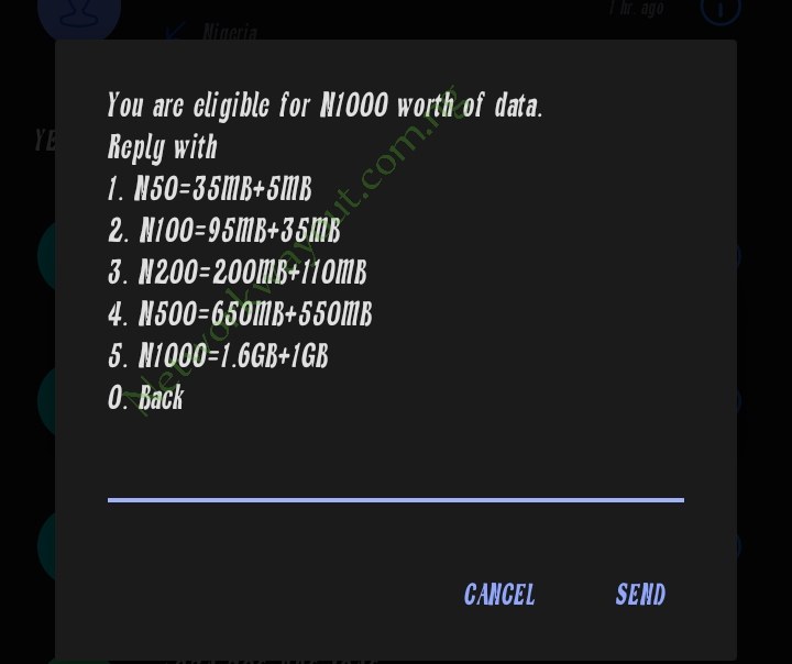 Glo borrow me data