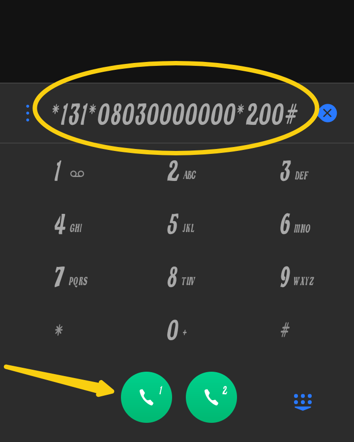 Code to share MTN data