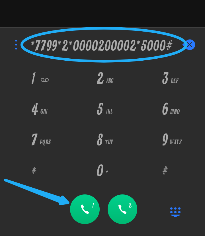 Unity Bank transfer code