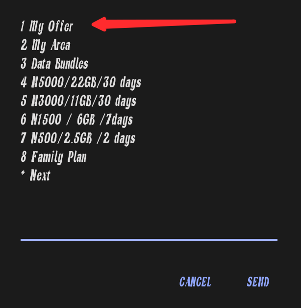 Airtel My Offer Data Plan