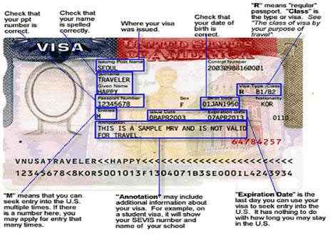 usa america visa hb1 stamp